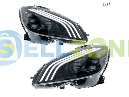 Σετ Μπροστινά Φανάρια για Mercedes C W204 Pre-Facelift χρονολογίας 07-10 - LS14